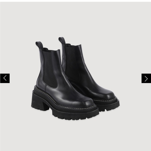 BNIB Sandro Chelsea Ankle Boots - Picture 2 of 14